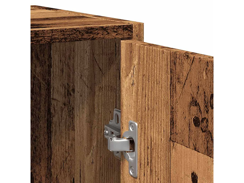 Badkamer wastafelkast oud hout 60x33x60 cm