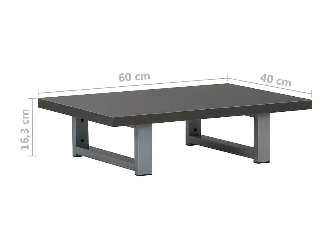 Mobile bagno Grigio 60x40x16,3 cm