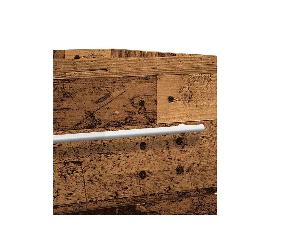 Ensemble de meubles salle de bain 2 pcs bois d'ingénierie