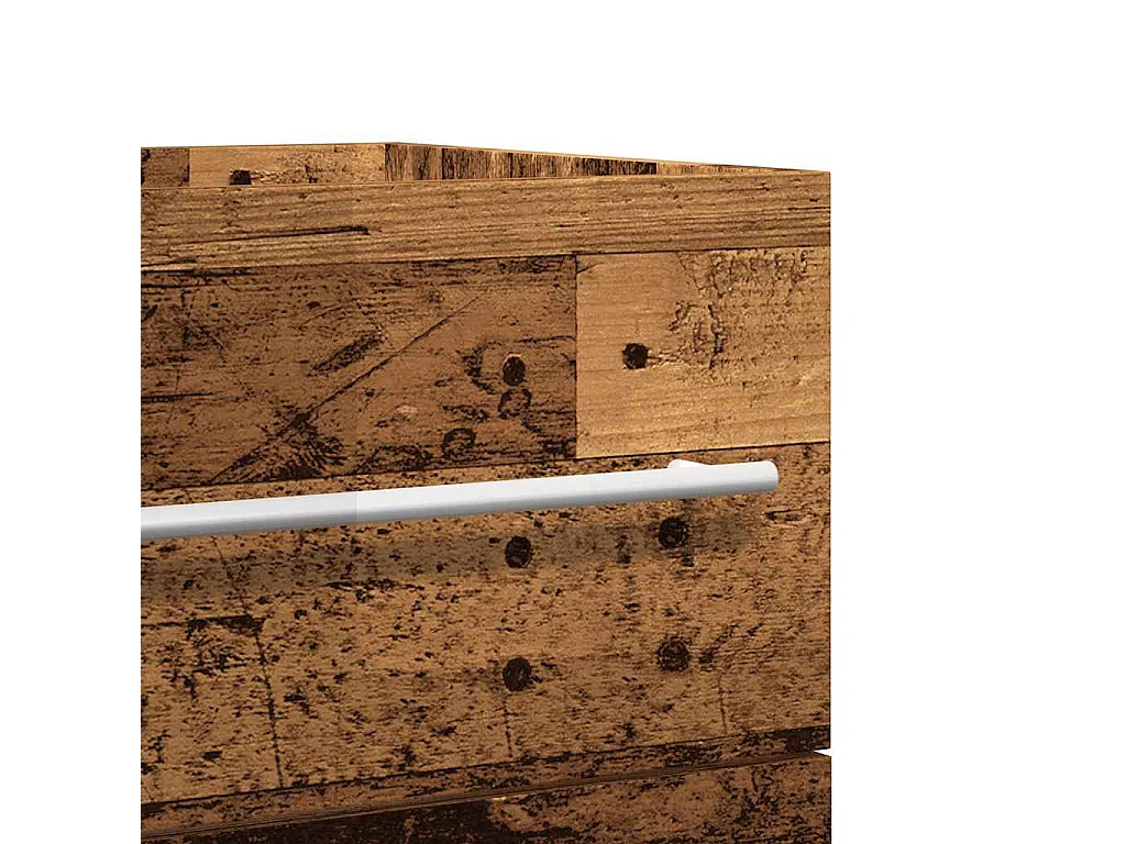 Ensemble de meubles salle de bain 2 pcs bois d'ingénierie