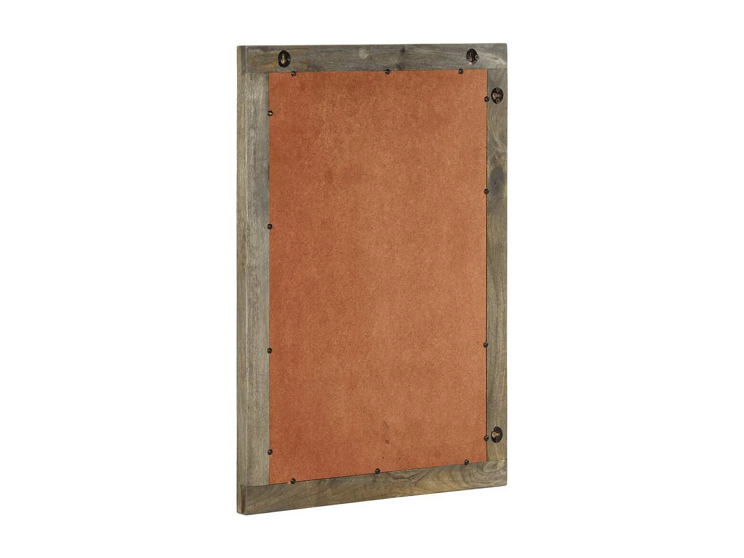 Miroir de salle de bain 50x2,5x70 cm bois de manguier massif