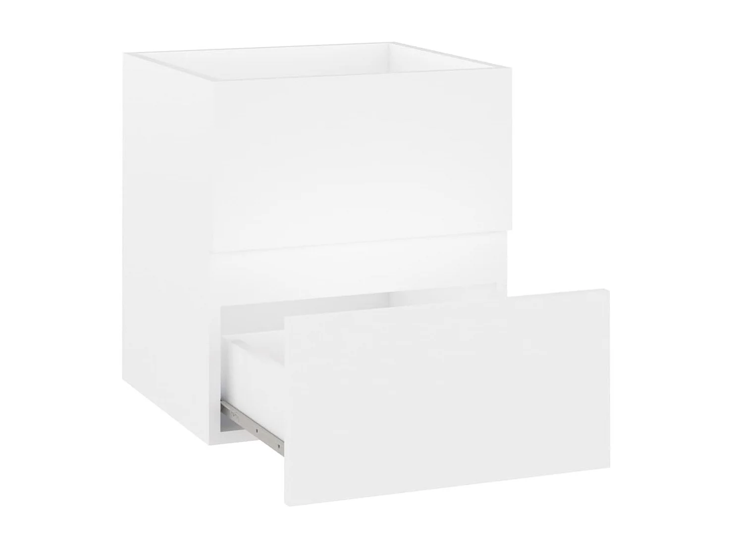 Mueble para lavabo blanco de 41 x 38,5 x 45 cm de madera de ingeniería