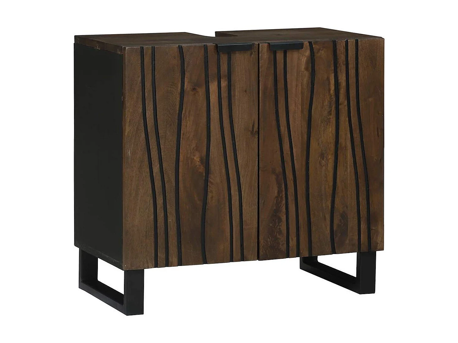 Conjunto de muebles de baño con cajón 4 piezas Blanco