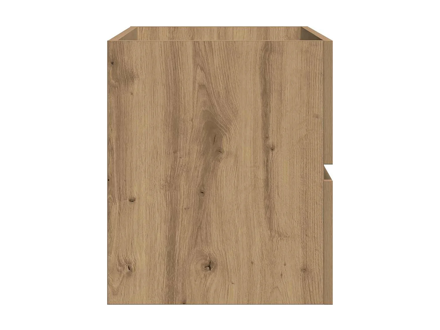 Mobile lavabo in rovere fatto a mano 100x38,5x45 cm in legno ingegnerizzato