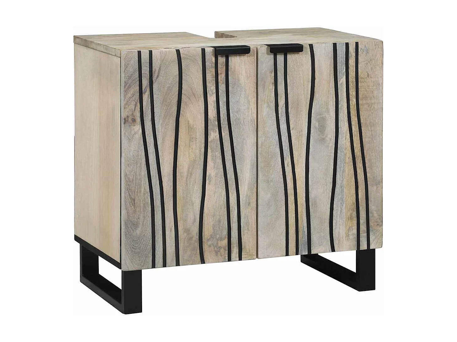 Ensemble de mobilier de salle de bain 4 pcs Marron noyer