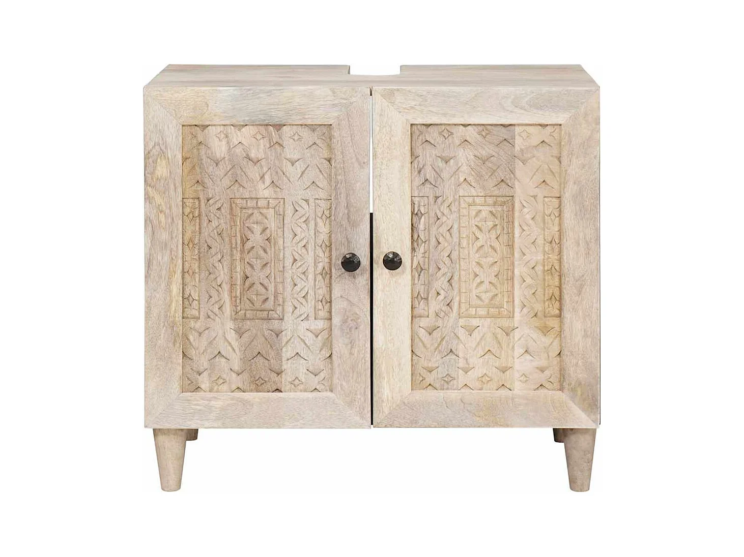 Cabinet de salle de bain Montage mural Blanc 62 x 33 x 58 cm