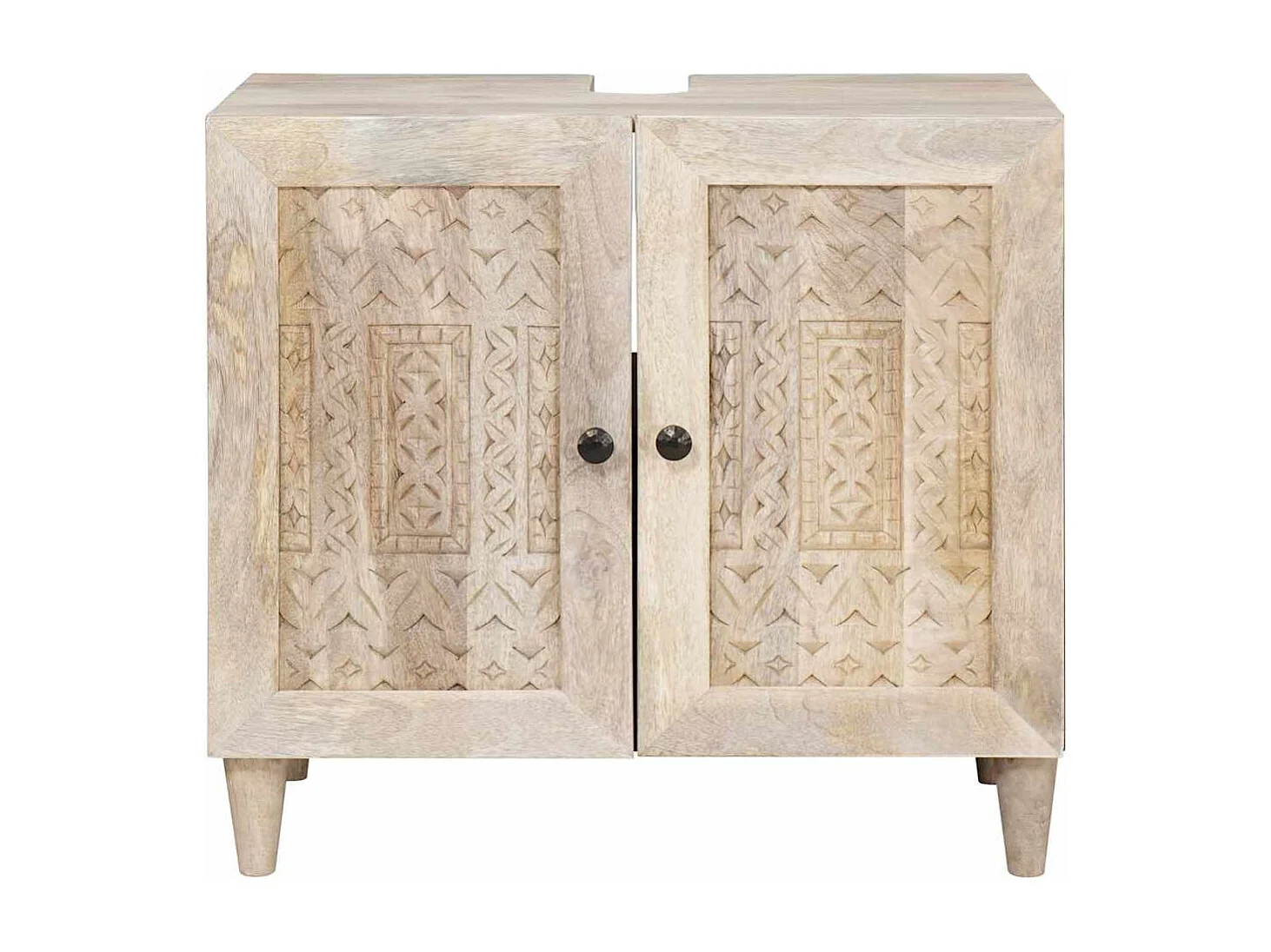 Cabinet de salle de bain Montage mural Blanc 62 x 33 x 58 cm