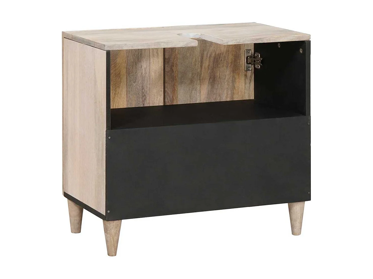 Cabinet de salle de bain Montage mural Blanc 62 x 33 x 58 cm