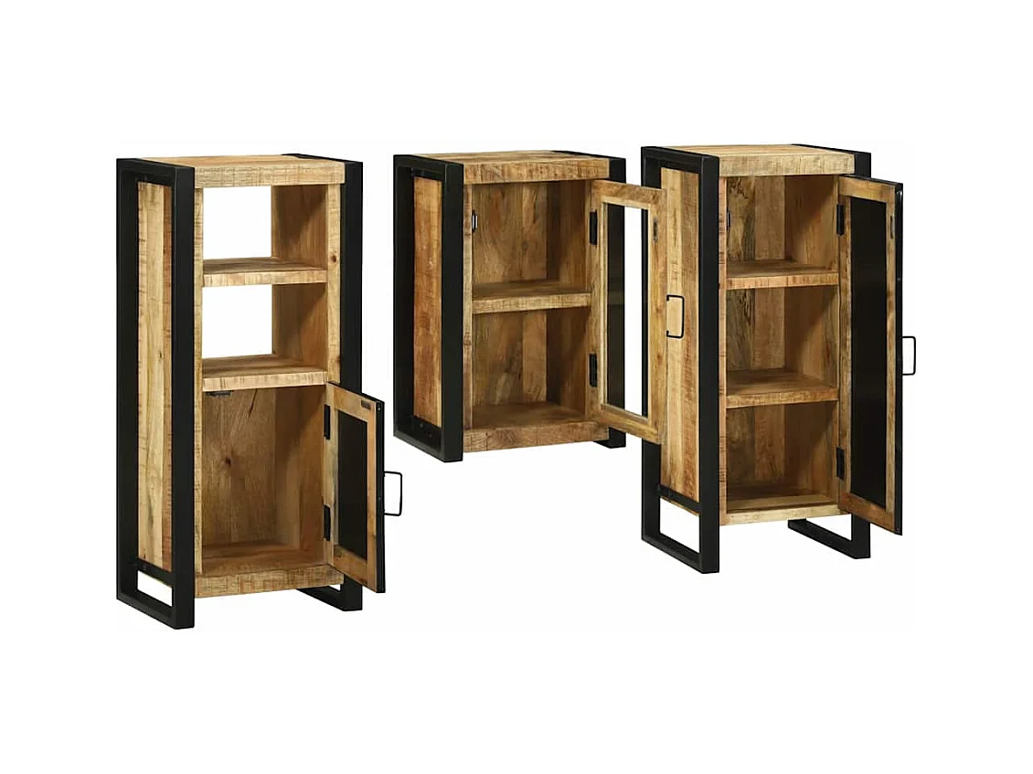 Set di mobili da bagno a parete 3 pezzi