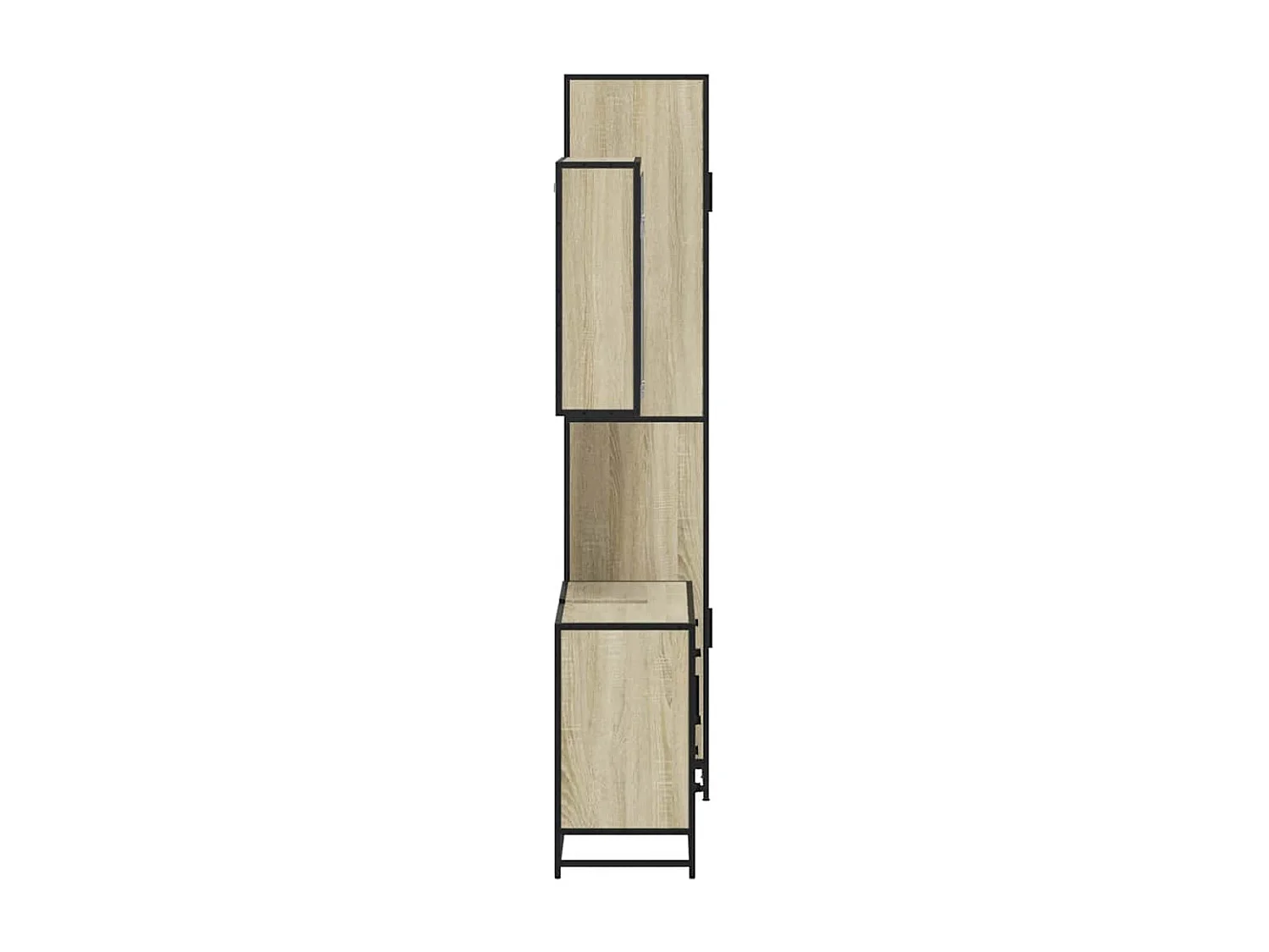 Ensemble de meubles de salle de bain 3 pcs chêne sonoma