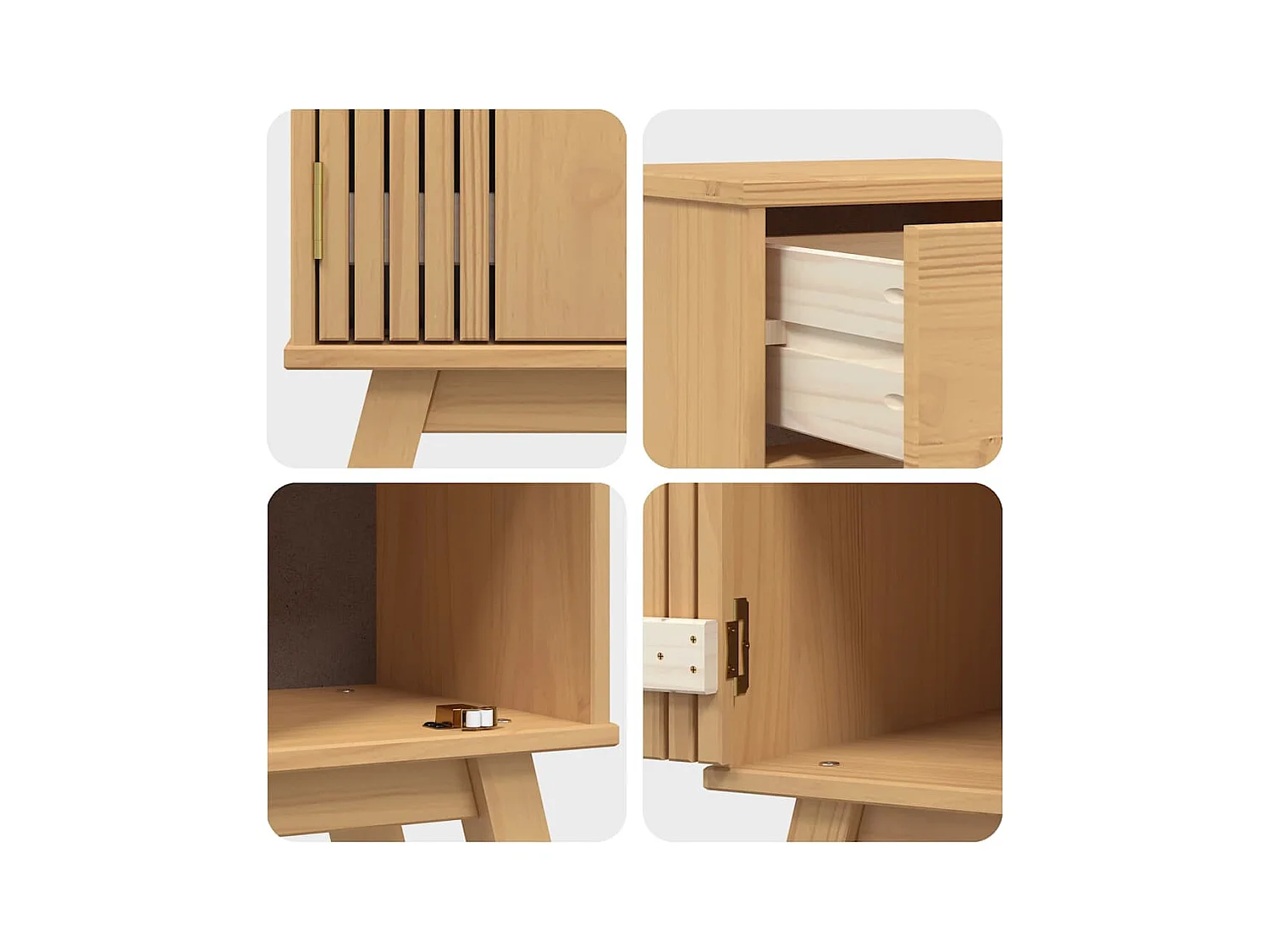 Cabinet de salle de bain avec étagère Marron 35 x 30 x 90 cm