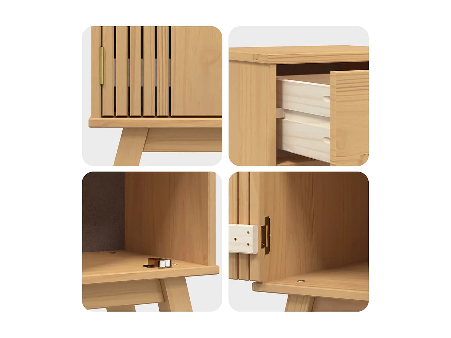 Cabinet de salle de bain avec étagère Marron 35 x 30 x 90 cm