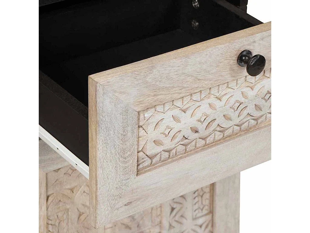 Ensemble de mobilier de salle de bain avec tiroir 3 pcs Blanc