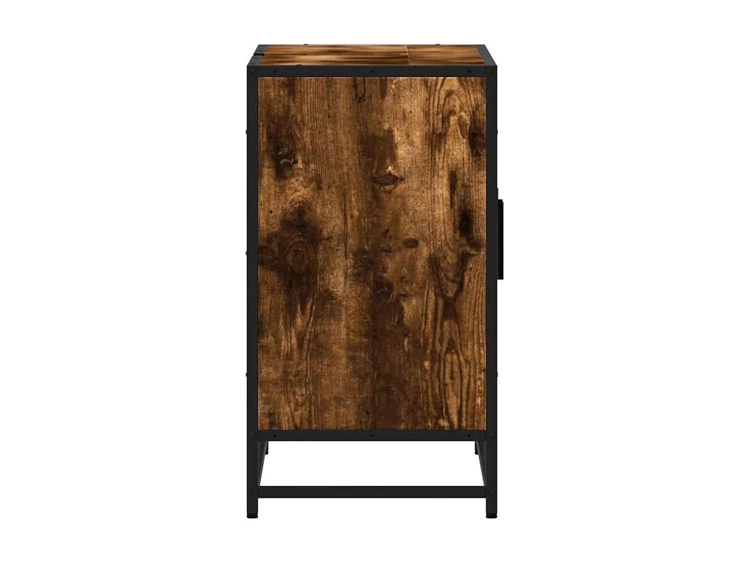 Armoire de lavabo de salle de bain chêne fumé 90x33x60 cm