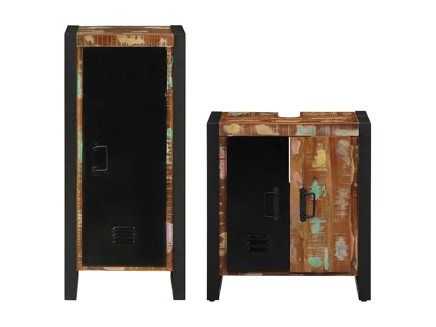 Set di mobili da bagno con mensola con anta