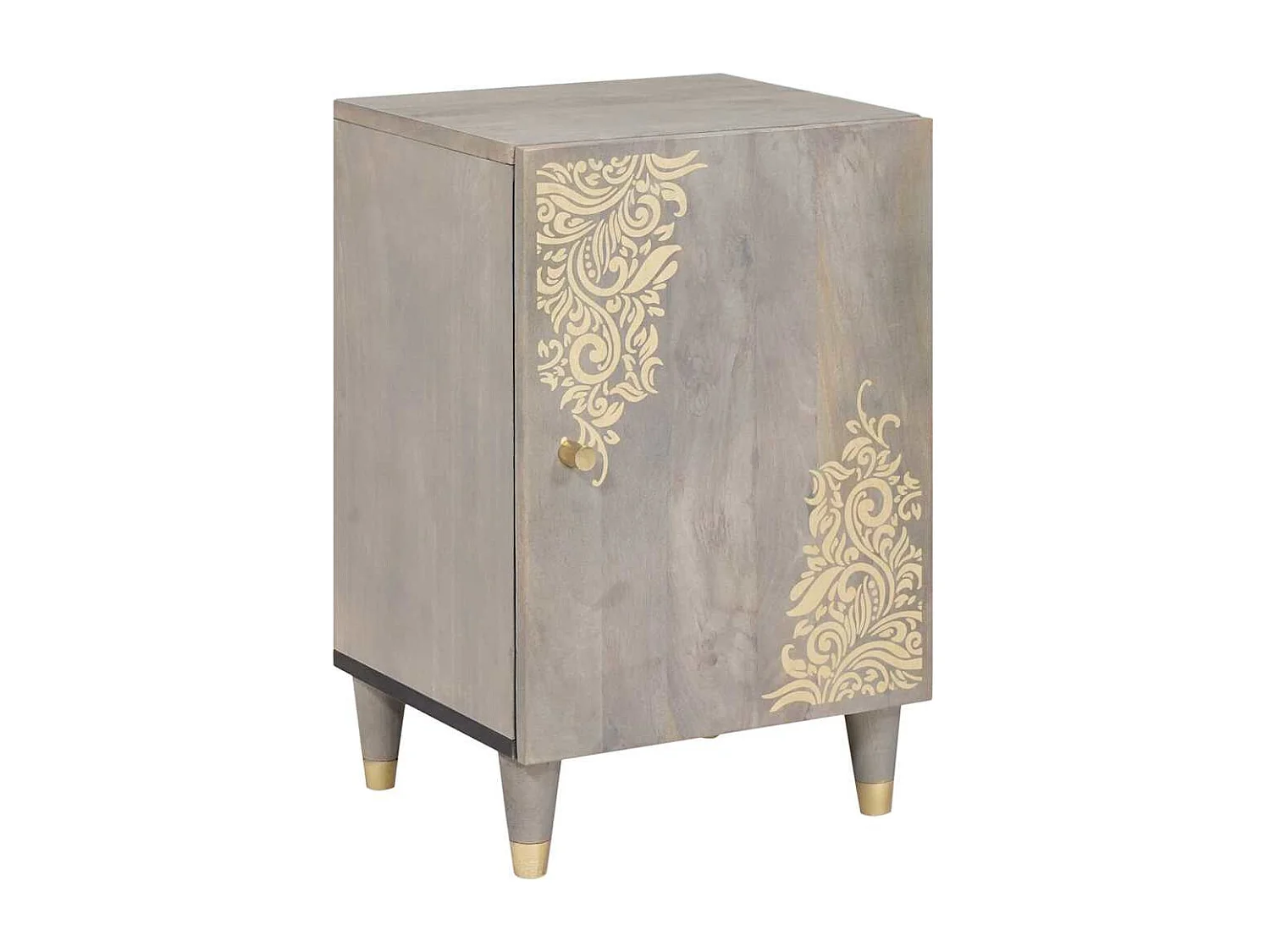 Ensemble de mobilier de salle de bain avec tiroir 4 pcs Gris