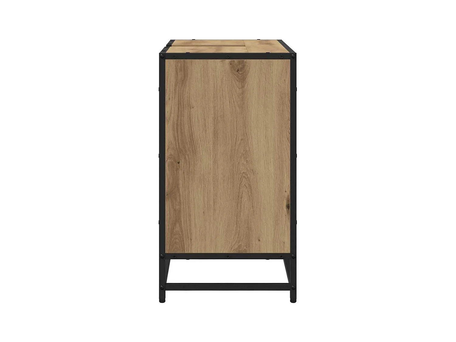 Badkamermeubel met plank, handgemaakt eikenhout