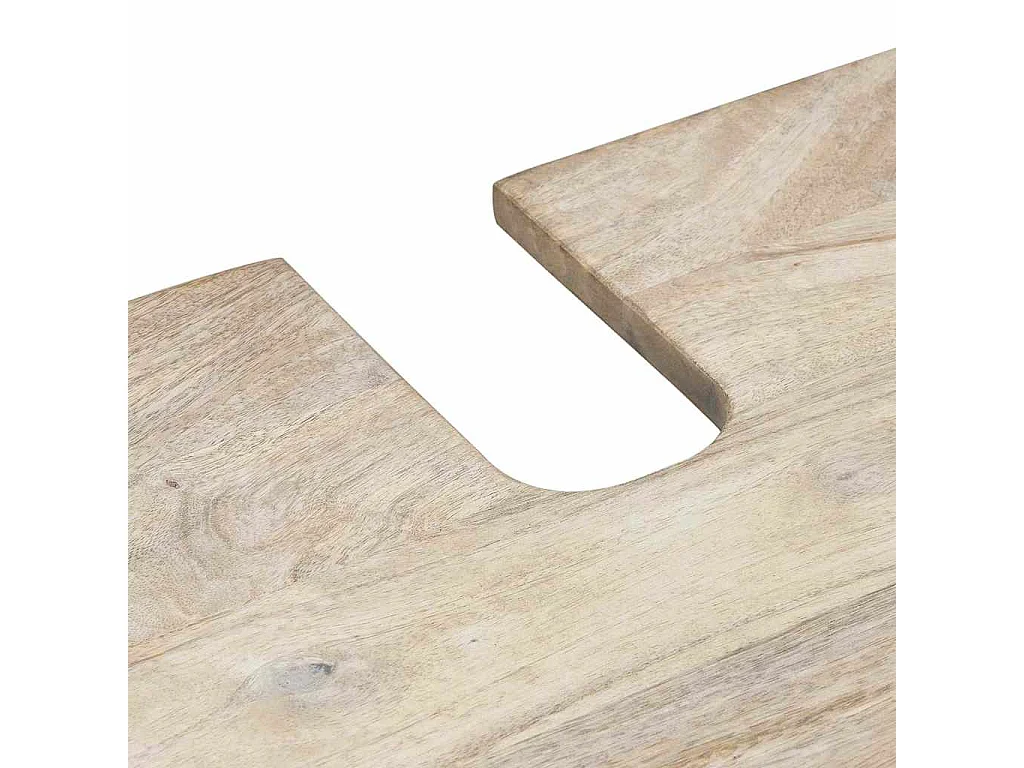 Ensemble de mobilier de salle de bain avec tiroir 4 pcs Blanc