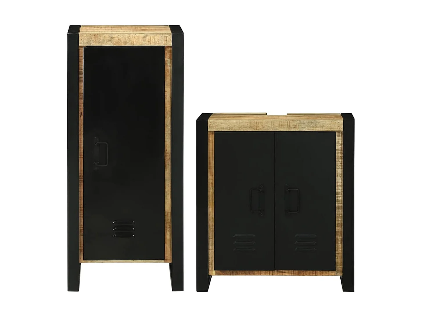 Badezimmermöbel-Set mit Stauraum 2-tlg