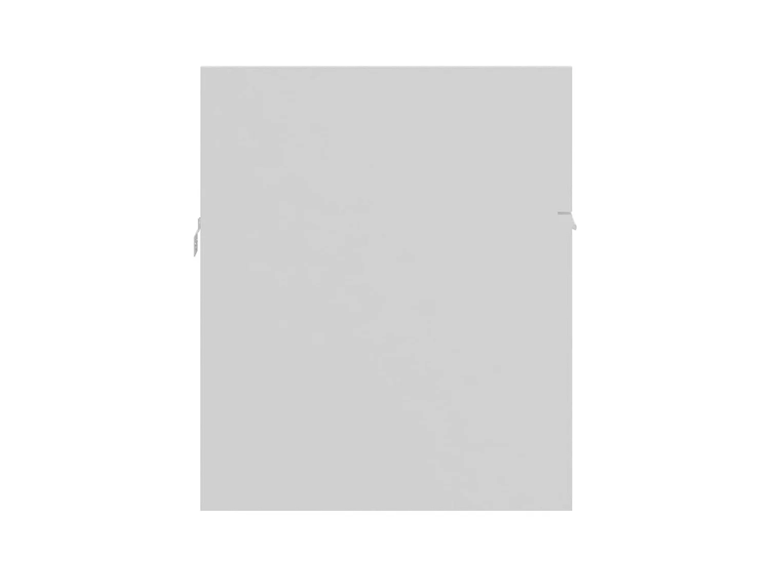 Juego de muebles de baño de madera de ingeniería blanca