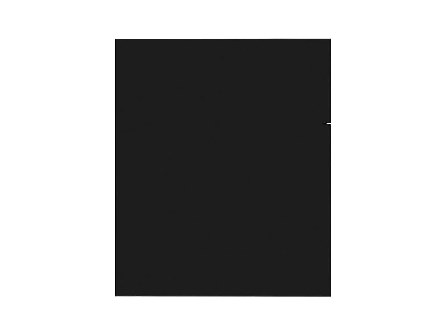 Zwarte spaanplaat badkamermeubelset