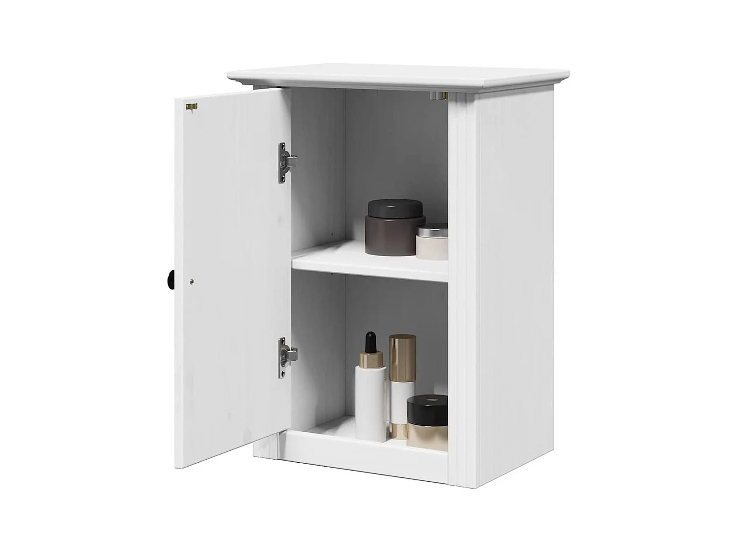 BODO Badezimmer-Hängeschrank weiß 44x30x60 cm
