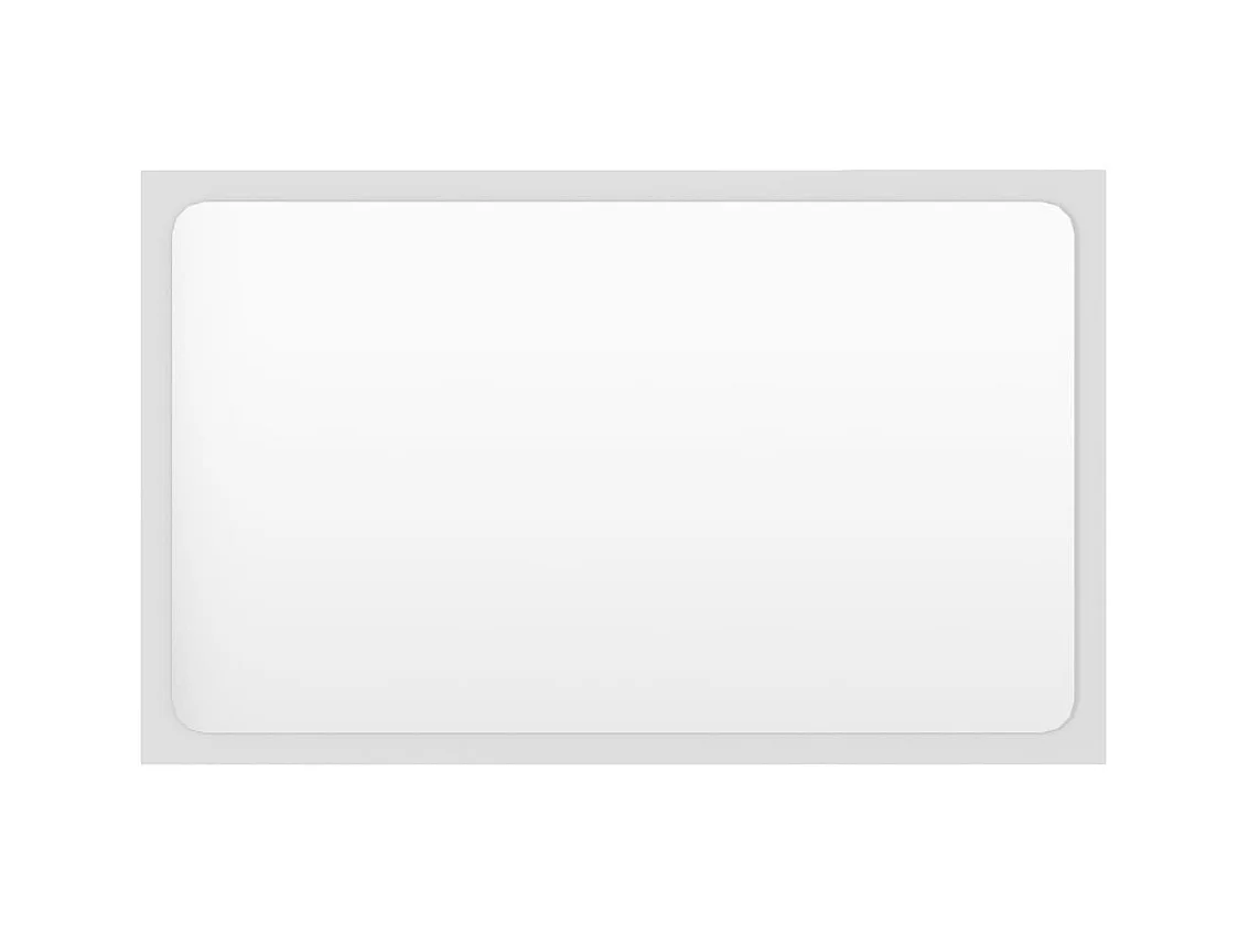 Ensemble de meubles de salle de bain blanc bois d'ingénierie