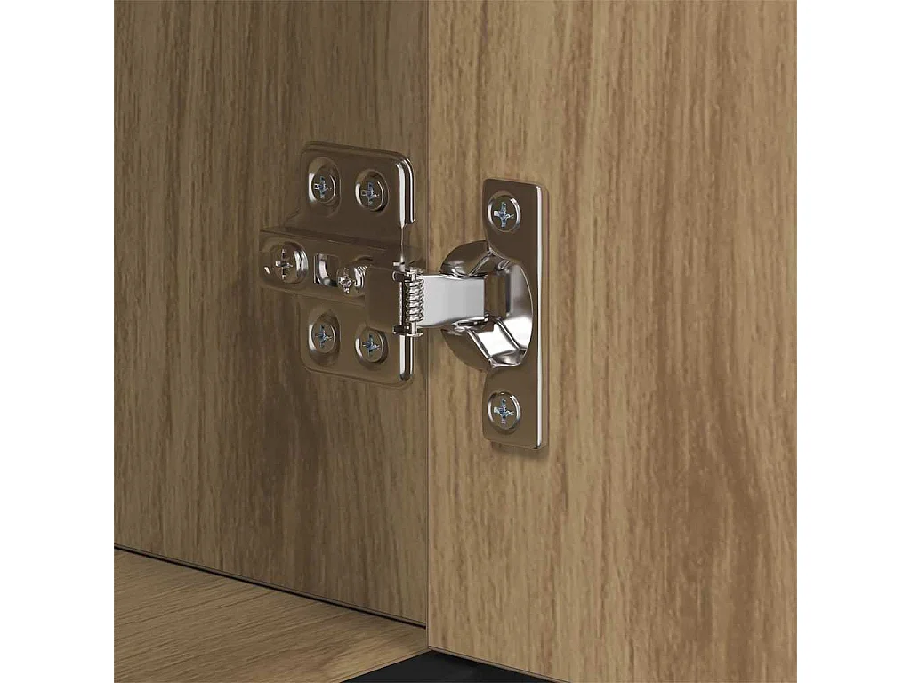 Cabinet de salle de bain chêne artisanal 35 x 37.5 x 100 cm