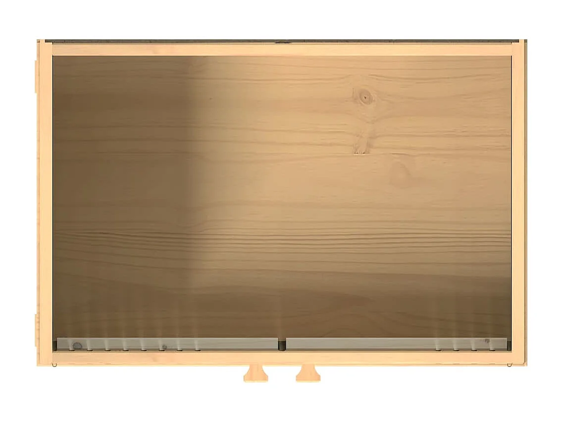 Meuble sous évier Marron 114 x 43 x 73.5 cm Bois de pin massif