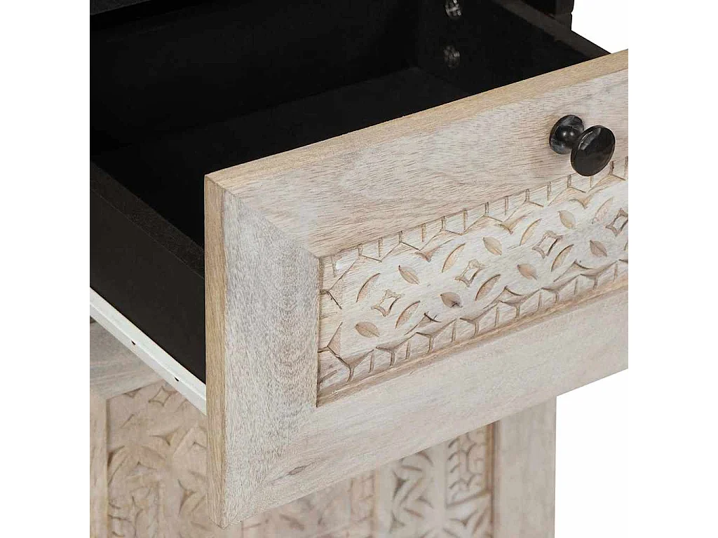 Cabinet de salle de bain avec tiroir Blanc 38 x 33.5 x 160 cm