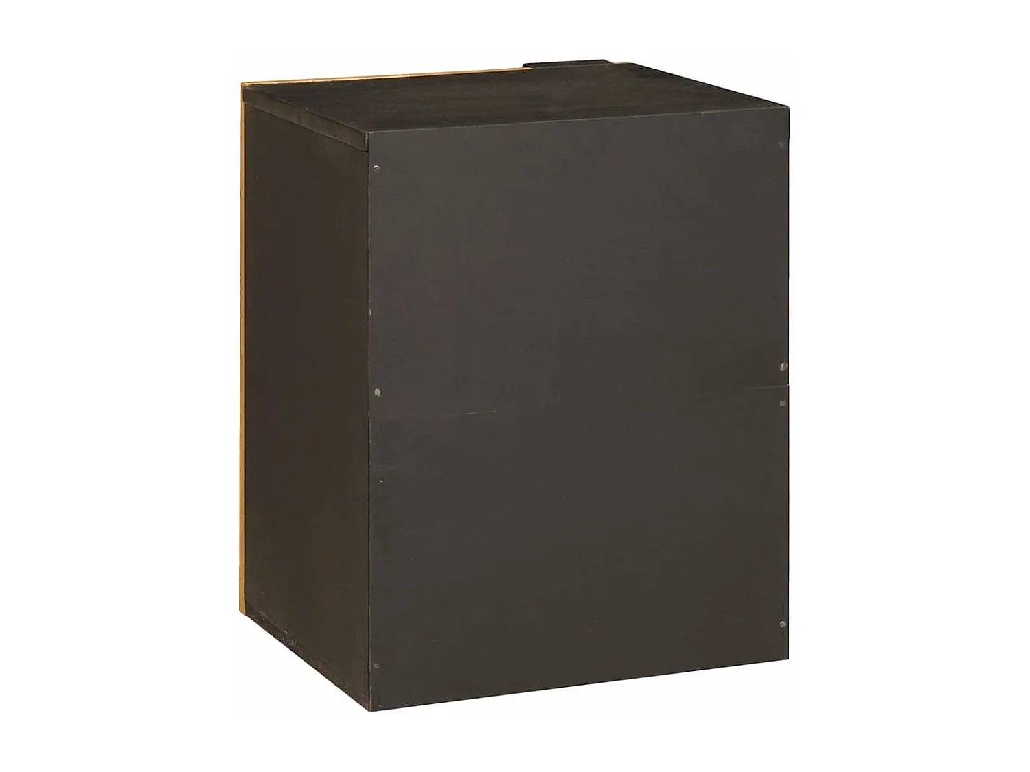 Badezimmerschrank mit Tür Schwarz und Gold 38 x 33 x 48 cm