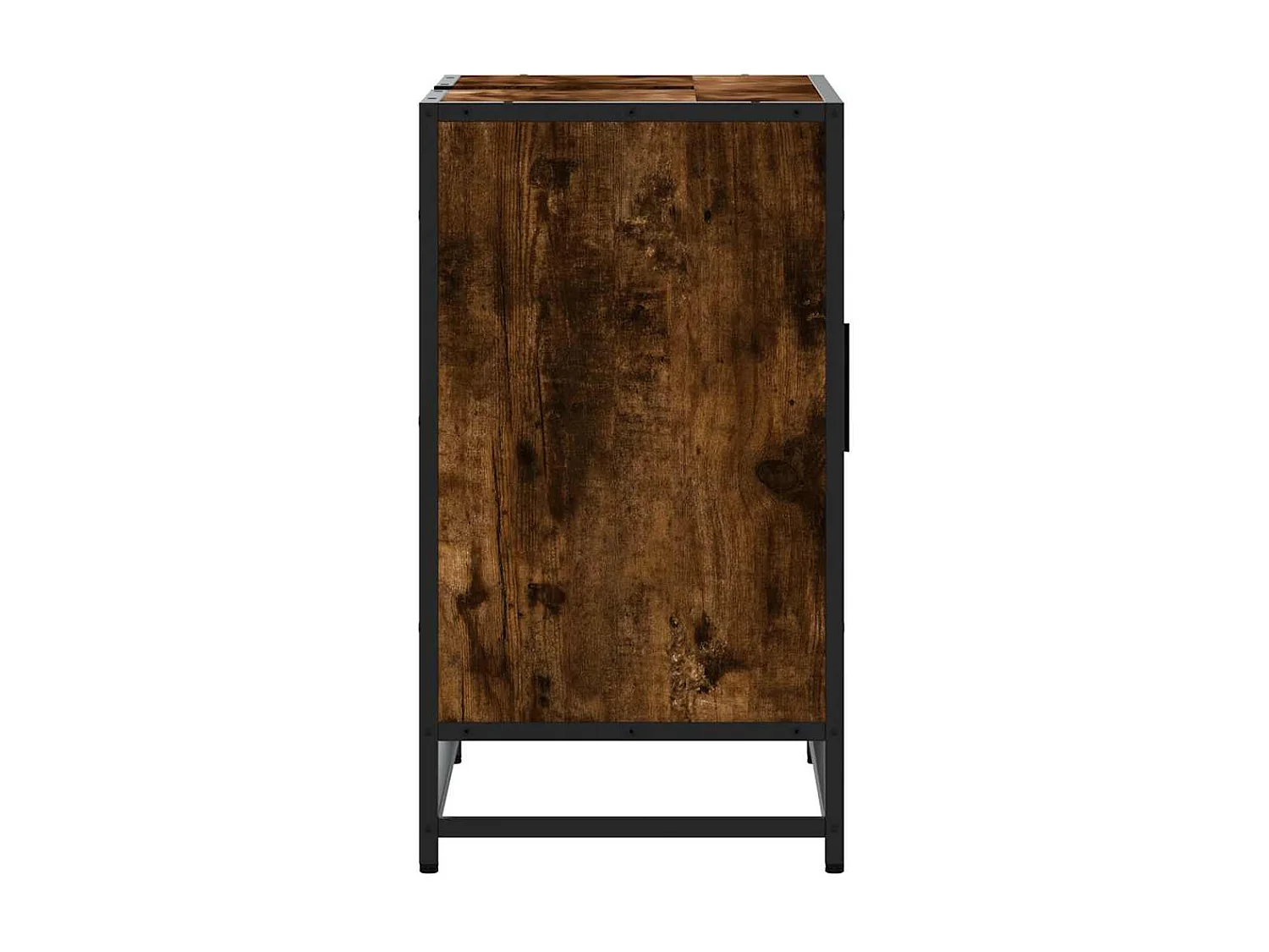 Armoire de lavabo de salle de bain chêne fumé 65x33x60 cm