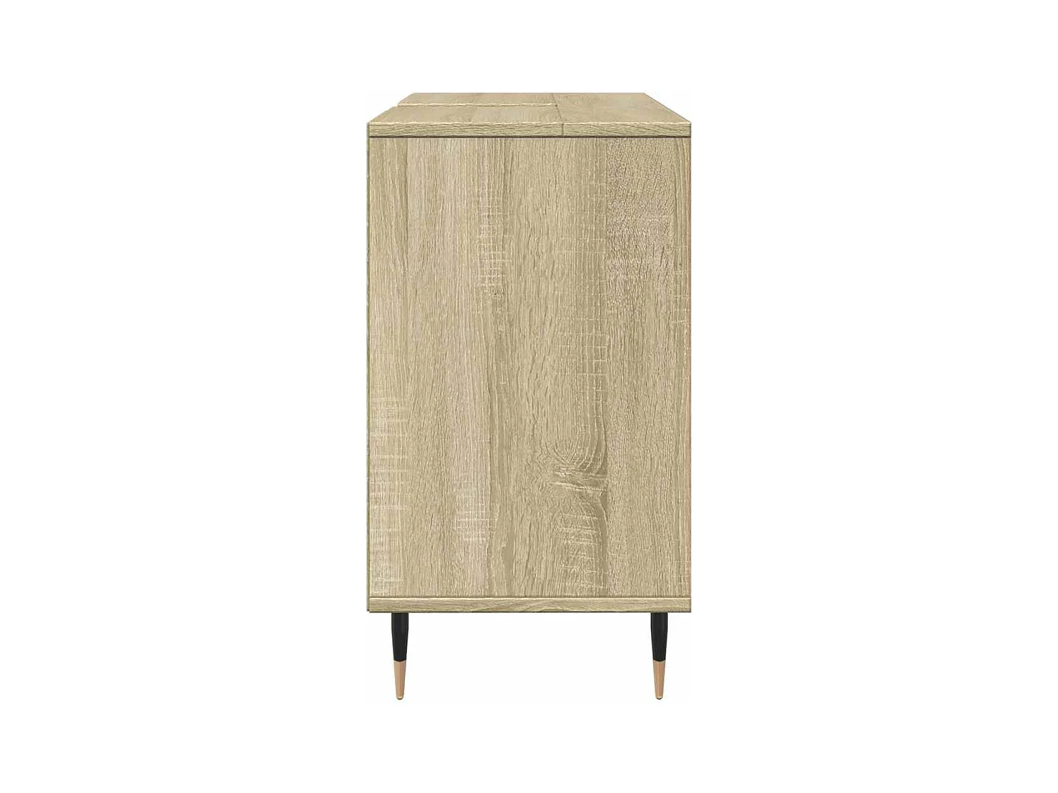 Sonoma eiken badkamerkast 80x33x60cm bewerkt hout