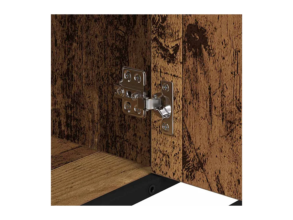 Badkamerwastafelkast antiek hout 80 x 33 x 60 cm