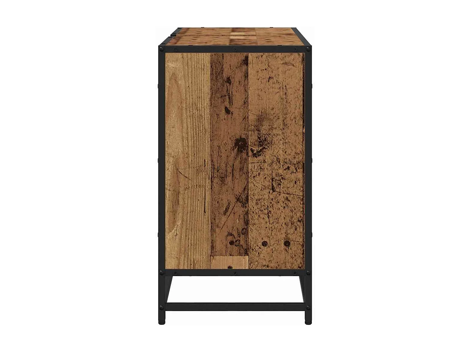 Badkamerwastafelkast antiek hout 80 x 33 x 60 cm