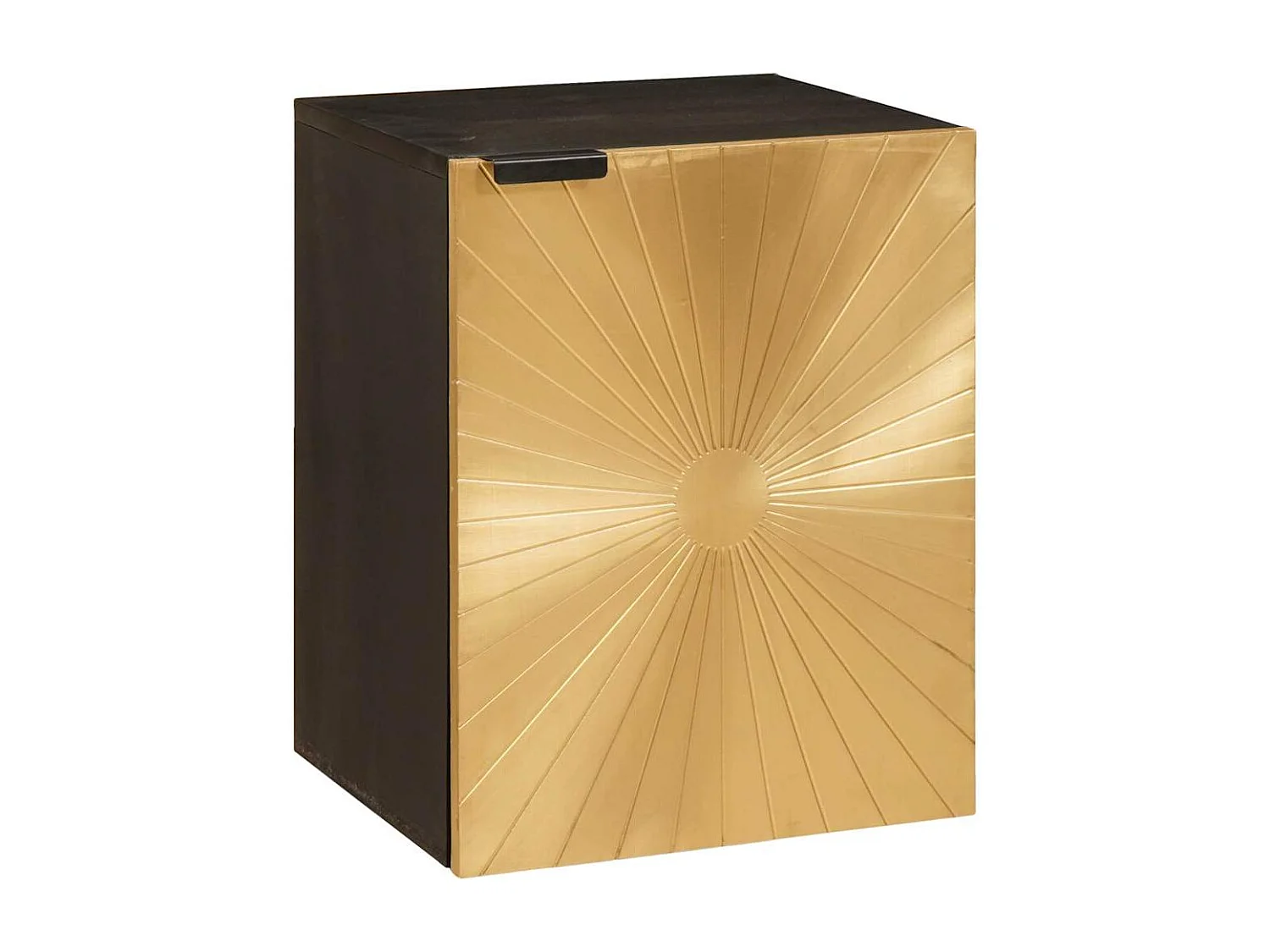 5-teilige Badezimmermöbel-Sets in Schwarz und Gold