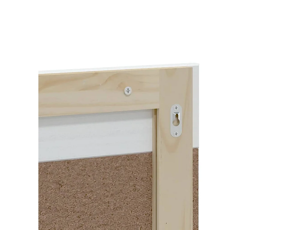 Conjunto de muebles de baño BERG de 3 piezas en madera maciza de pino blanco