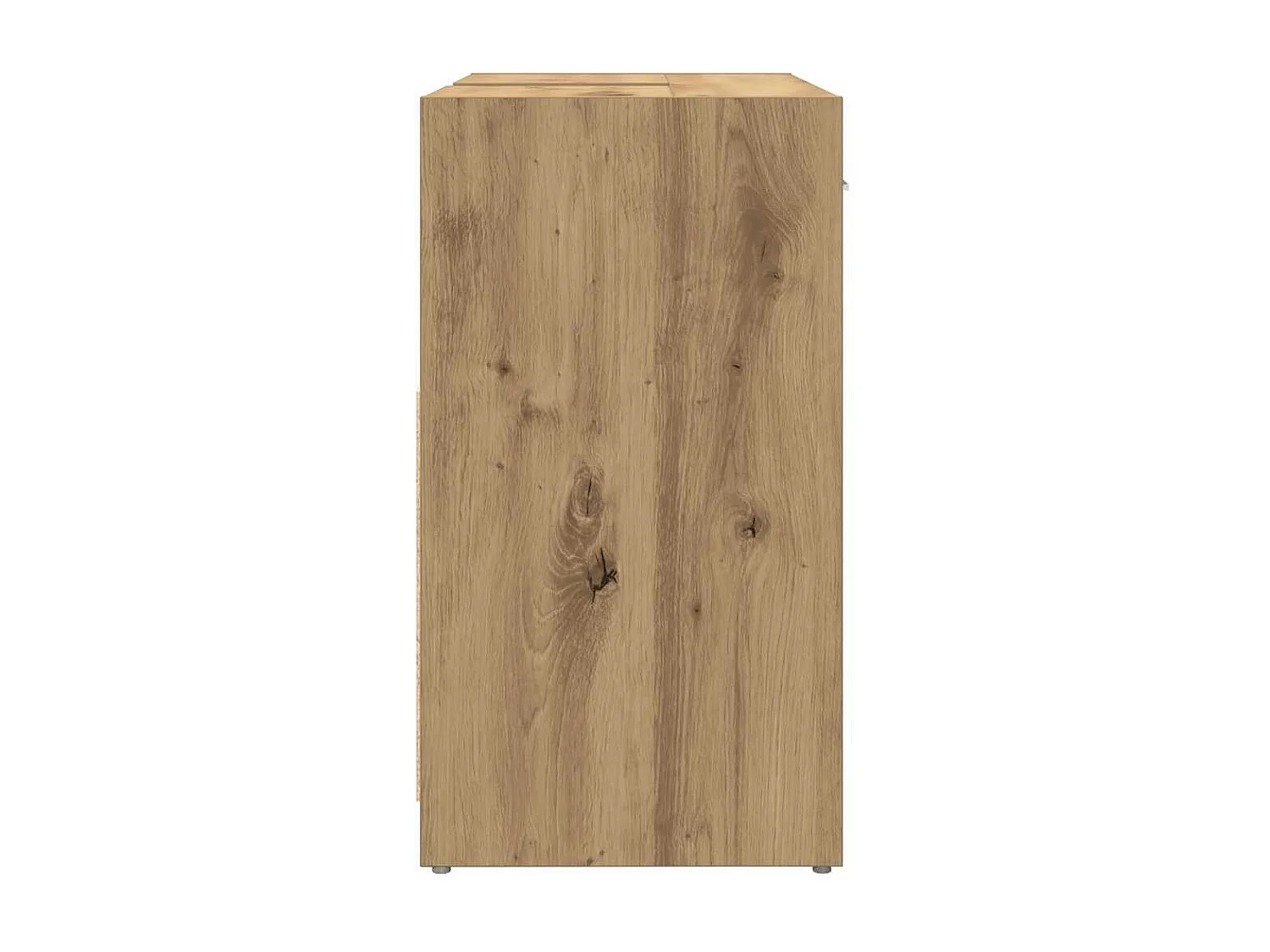 Mobile lavabo bagno, rovere artigianale, 60x33x60 cm