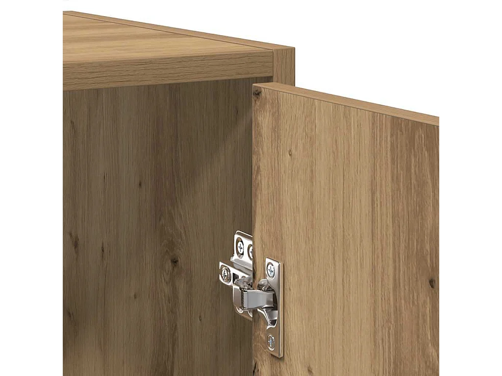 Armoire lavabo de salle de bain chêne artisanal 60x33x60 cm