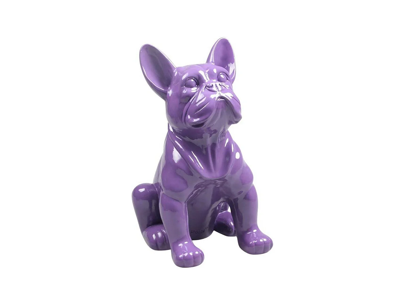 Chien bouledogue français coloré 37 x 25 x 22 cm