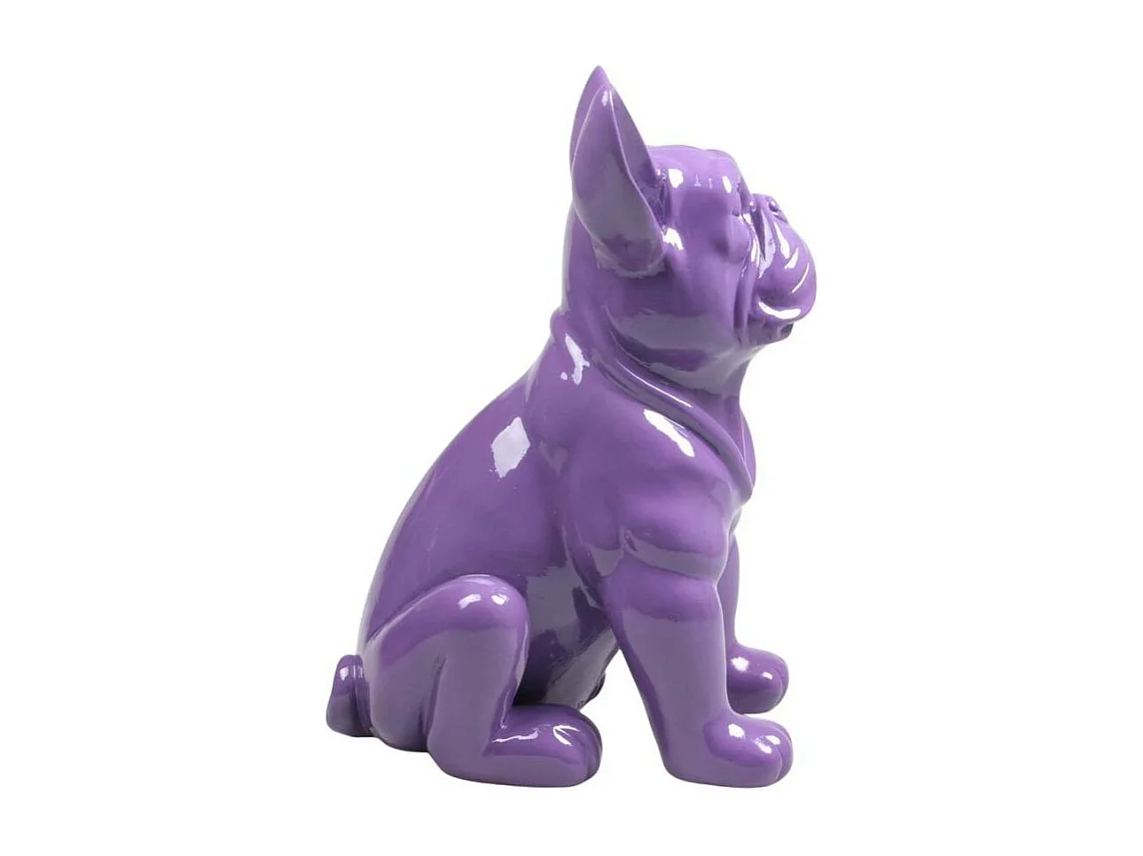 Chien bouledogue français coloré 37 x 25 x 22 cm