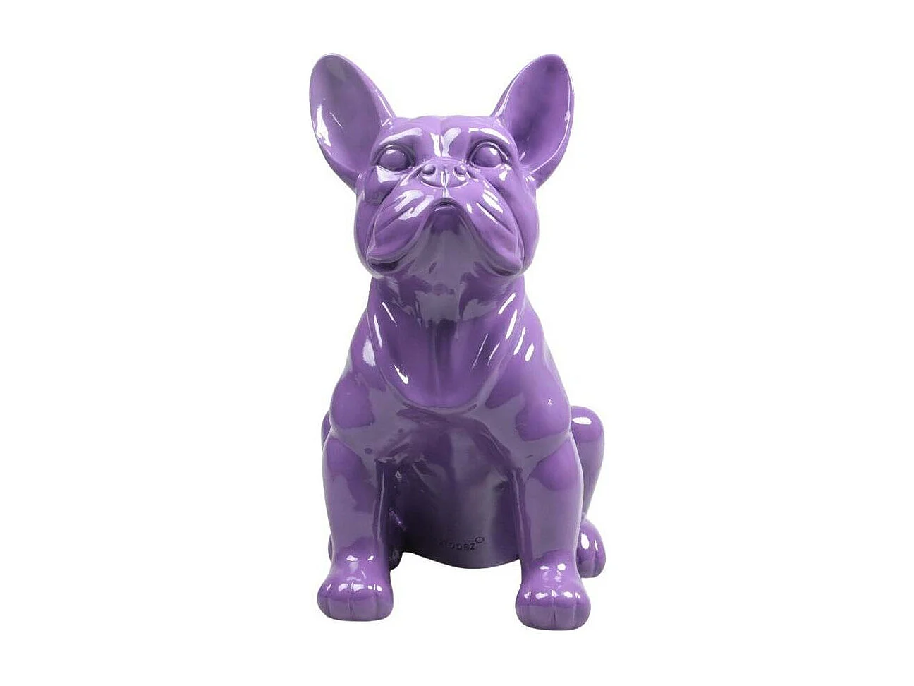 Chien bouledogue français coloré 37 x 25 x 22 cm