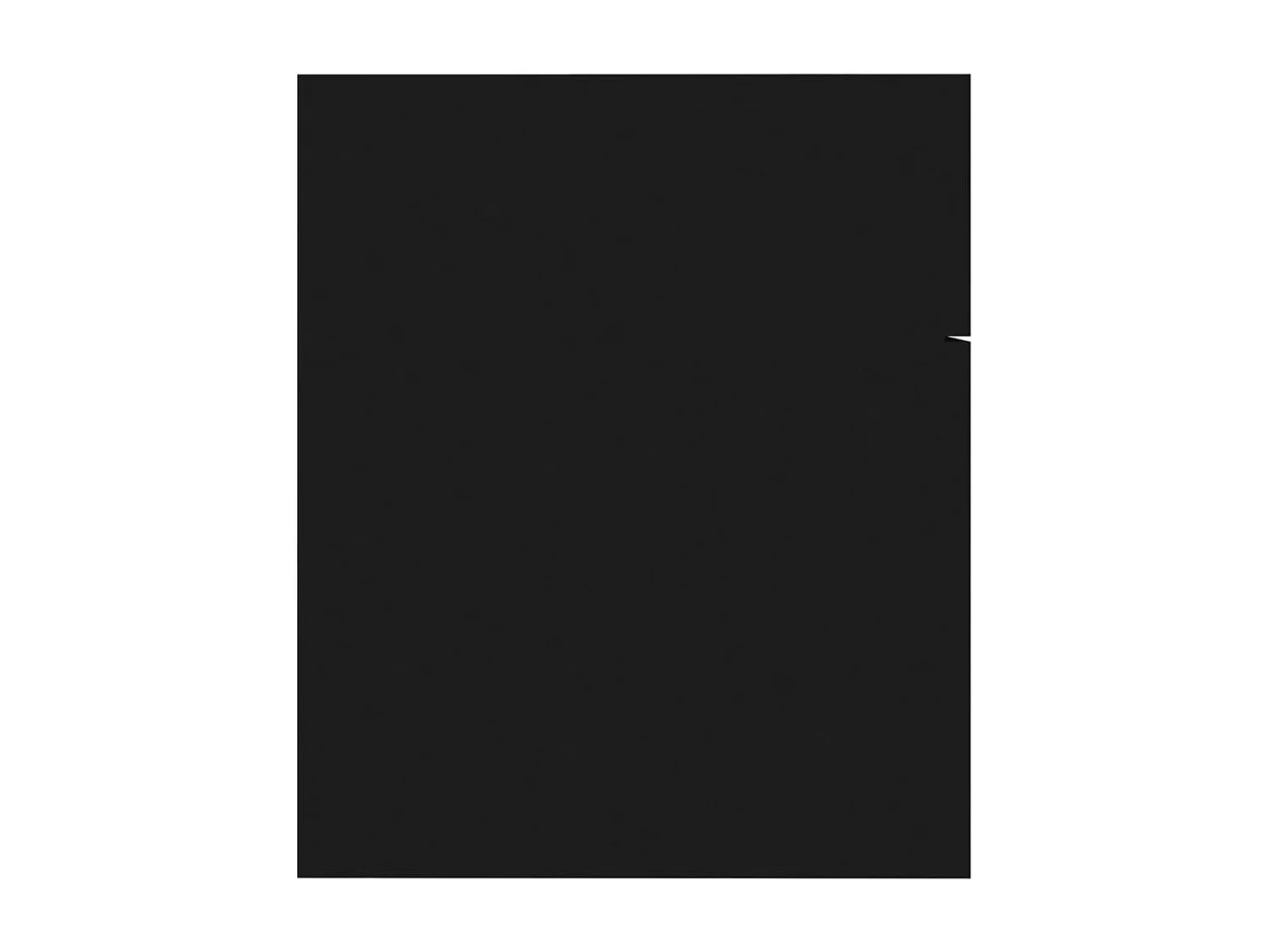 Zwarte spaanplaat badkamermeubelset