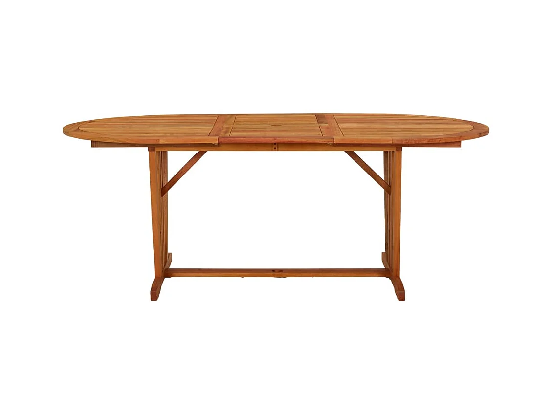 Tuintafel 200x100x75 cm Massief eucalyptushout