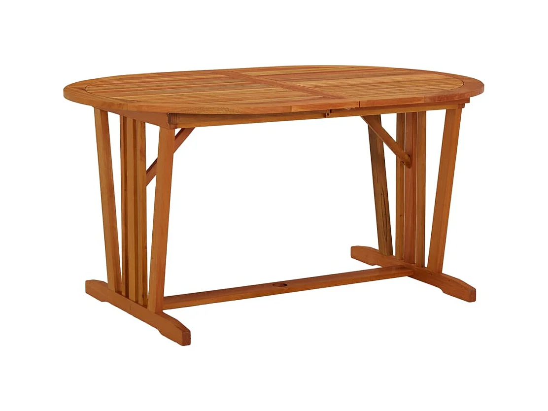 Tuintafel 200x100x75 cm Massief eucalyptushout