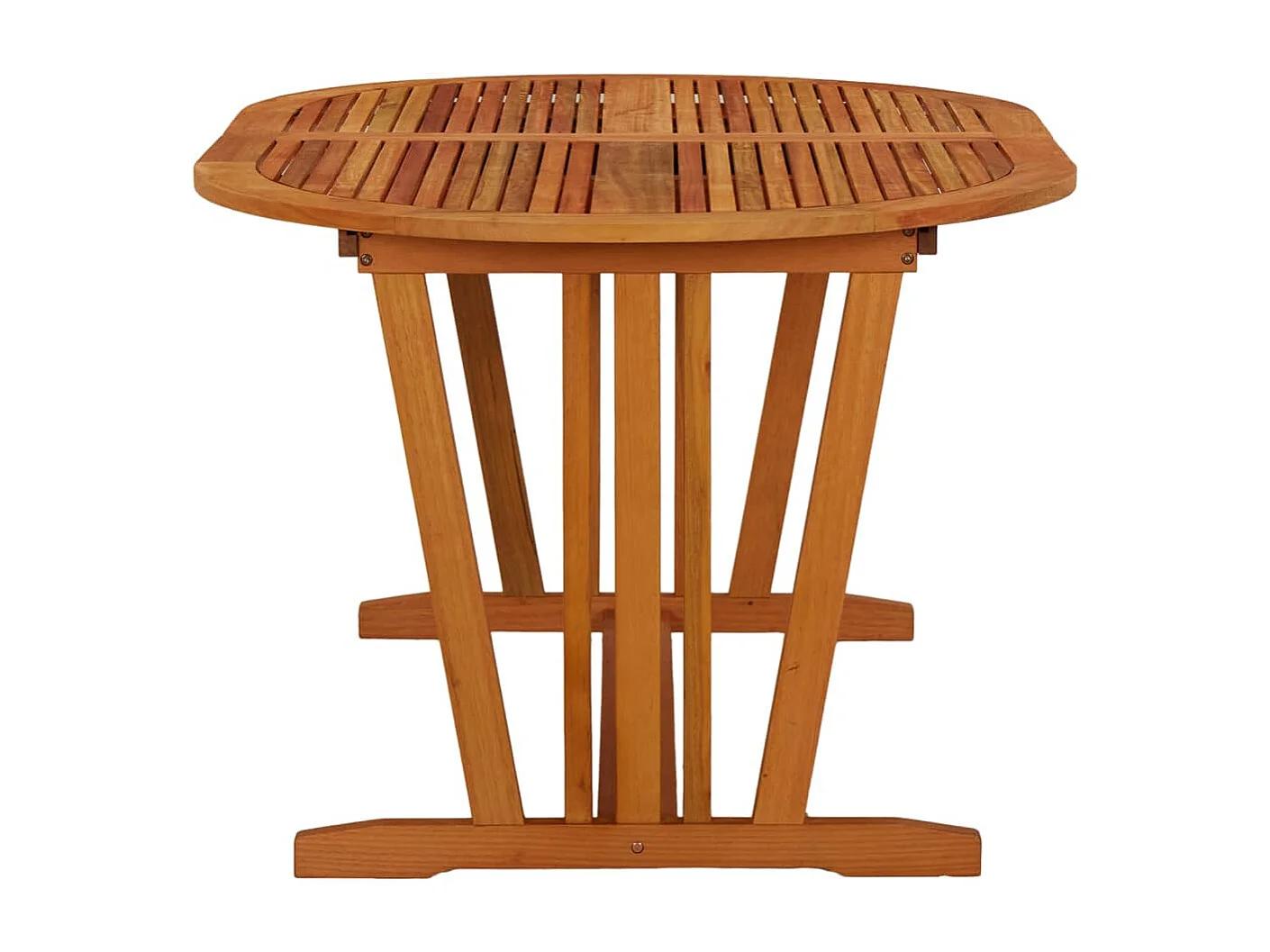 Mesa de jardín 200x100x75 cm Madera maciza de eucalipto