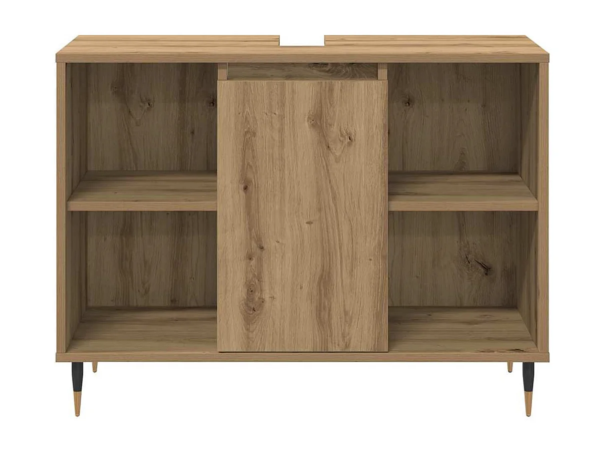 Ensemble de Meubles de Salle de Bain 3 pcs Chêne artisanal