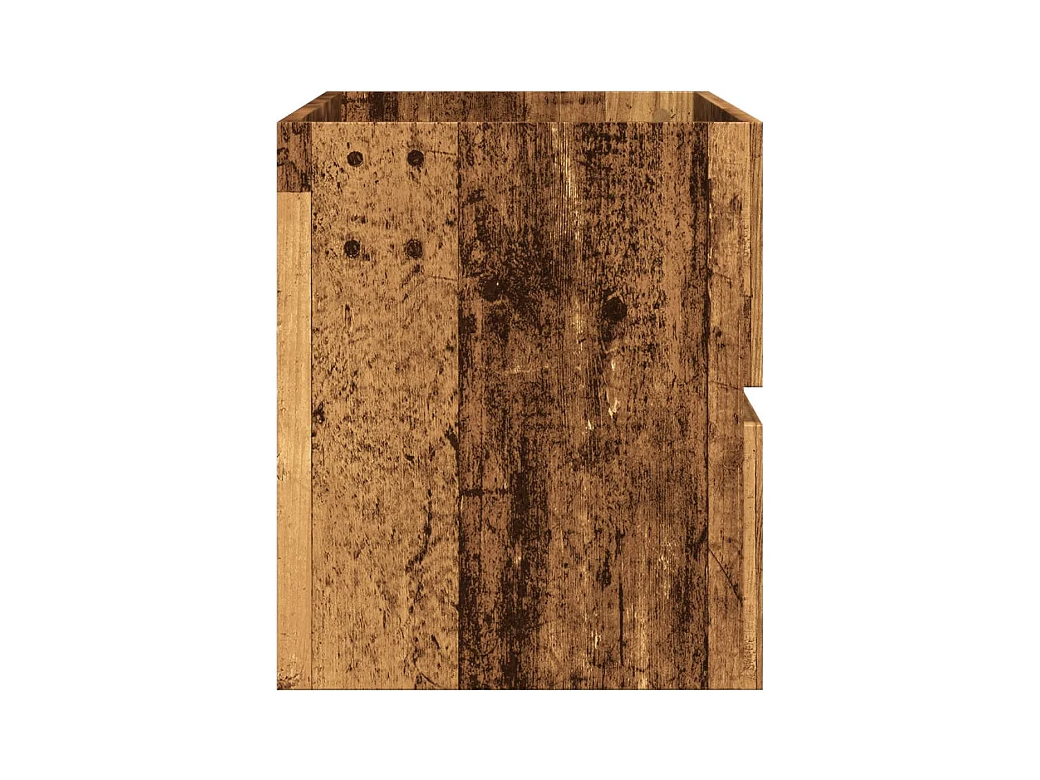 Wastafelkast oud hout 100x38,5x45 cm bewerkt hout