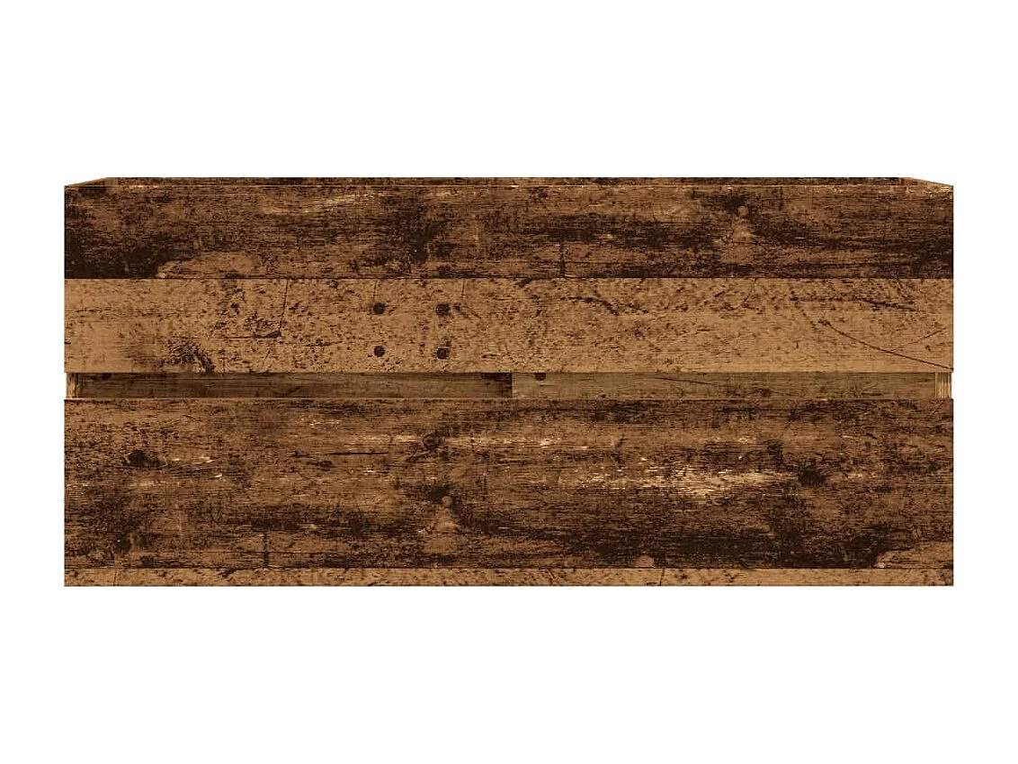 Mobile lavabo in legno vecchio 100x38,5x45 cm in legno ingegnerizzato