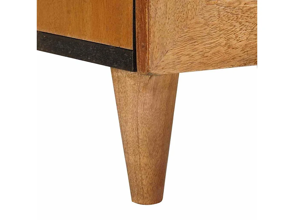 Mobiletto da bagno marrone chiaro 38 x 33,5 x 160 cm